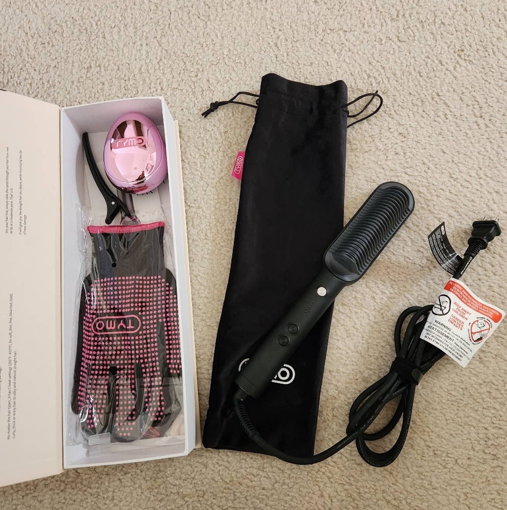 TYMO Ring Hair Straightening Brush with Accessories